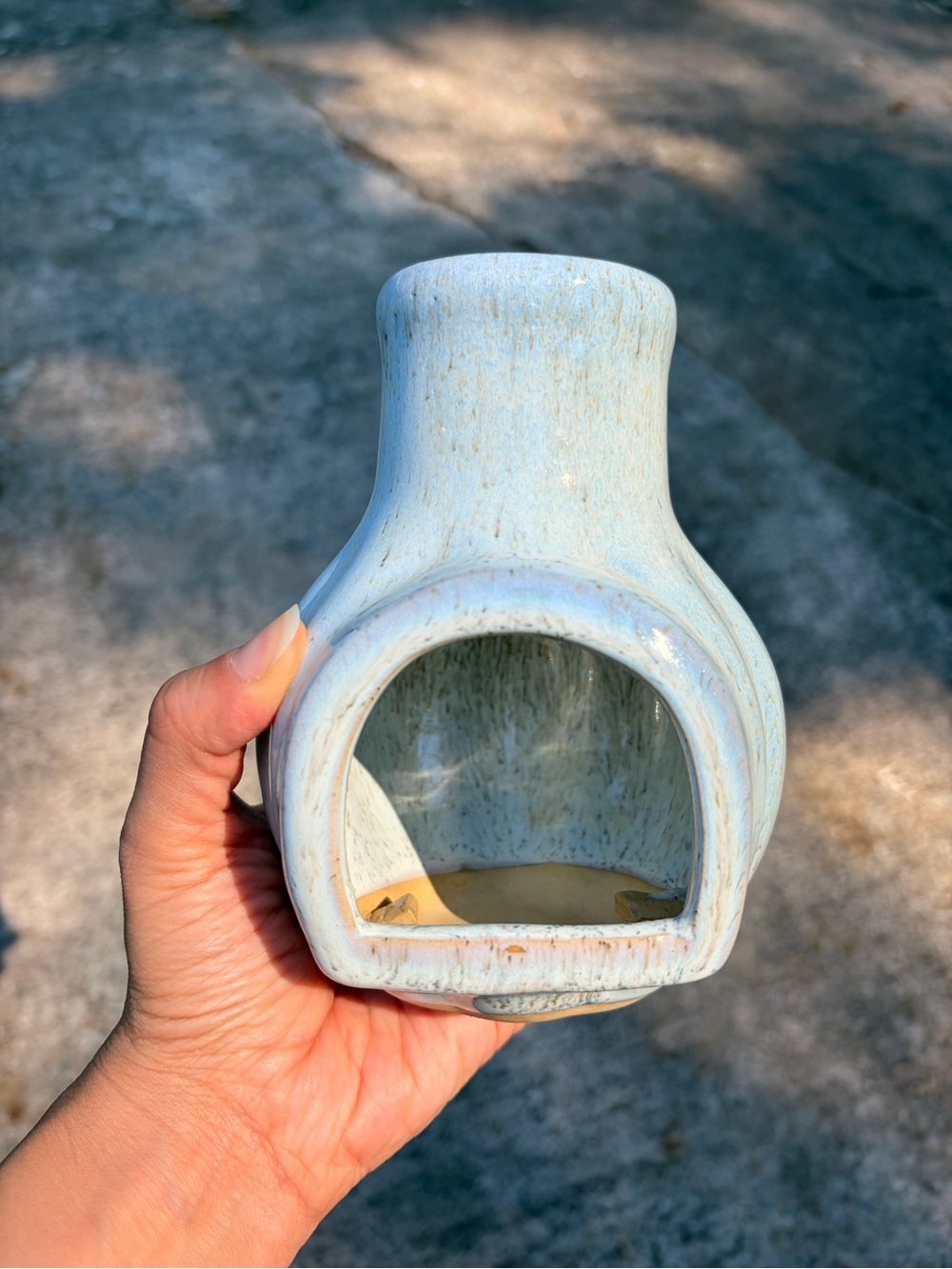 Ceramic Palo Santo Holder Handcrafted Ash Catcher for Palo Santo Sticks and Sage